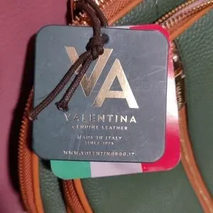 Valentina | Bags | Nwt Valentina Green And Orange Genuine  display picture 3